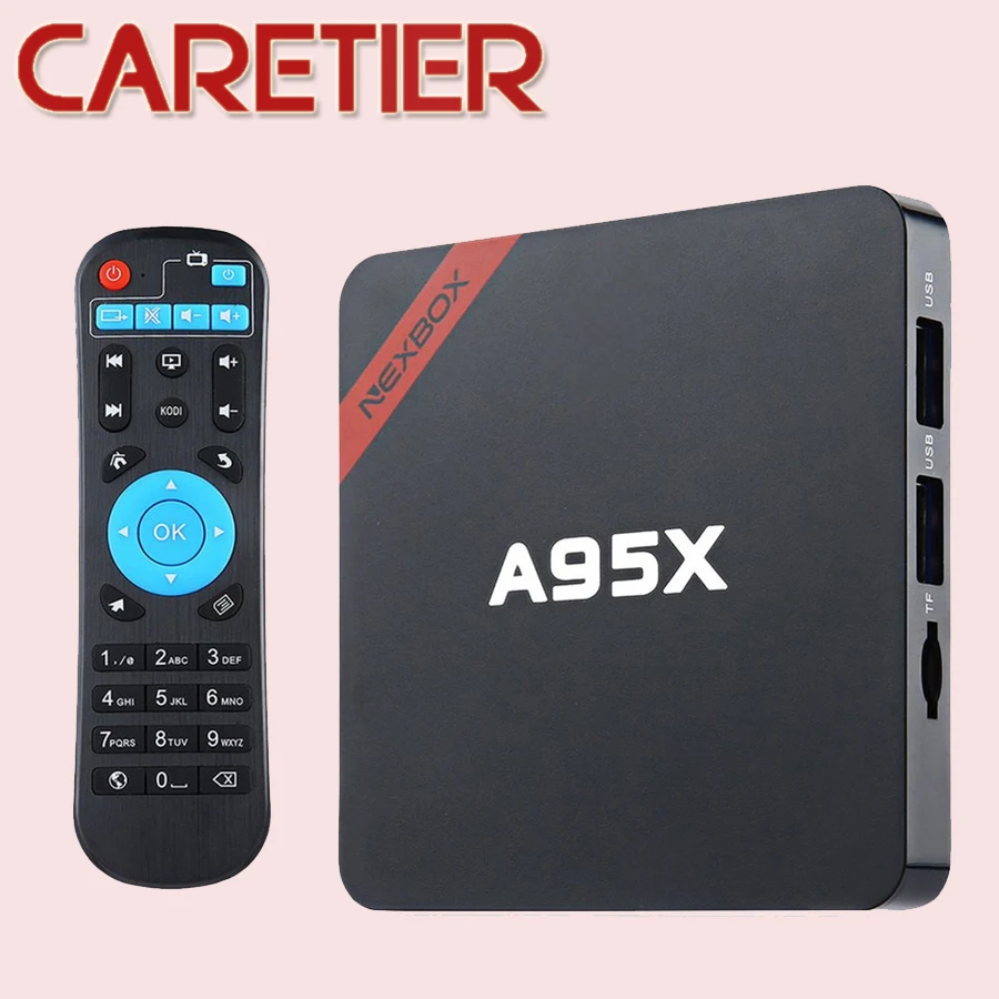 Prix pour 5 PCS Nouveau A95X Android 6.0 TV Boîtes Amlogic S905 1 GB 2 GB + 8 GB 16 GB WIFI HDMI 2.0 4 K TV 16.0 Maison En Streaming Media Player DHL Prix pour 5 PCS Nouveau A95X Android 6.0 TV Boîtes Amlogic S905 1 GB 2 GB + 8 GB 16 GB WIFI HDMI 2.0 4 K TV 16.0 Maison En Streaming Media Player DHL