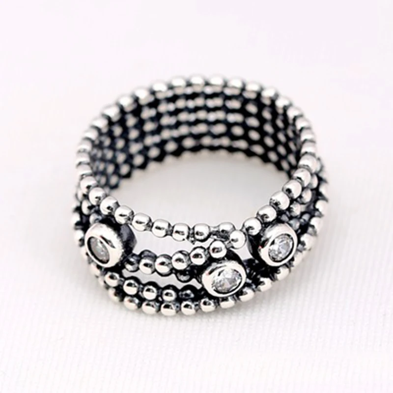 

Popular Famous Brand Bohemia Style 100% 925 Sterling Silver Multi Bead Circle Toe Ring for Women ANNIVERSARY SALE 2018