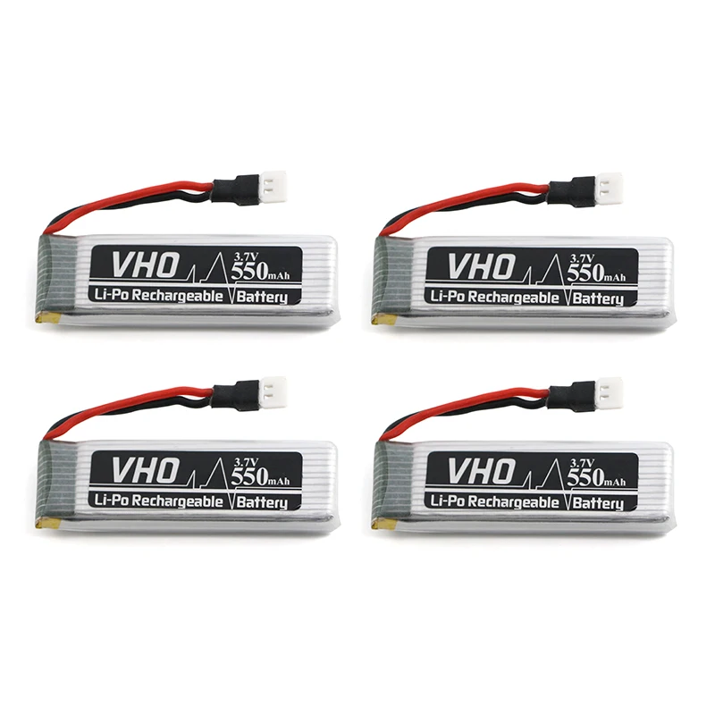 VHO 4 шт 550 mah 3,7 V Lipo батареи для JJRC H37 Eachine E50 SYMA X5HC X5HW набор T37 Wltoys V930 V977 V988 Радиоуправляемый Дрон Запчасти