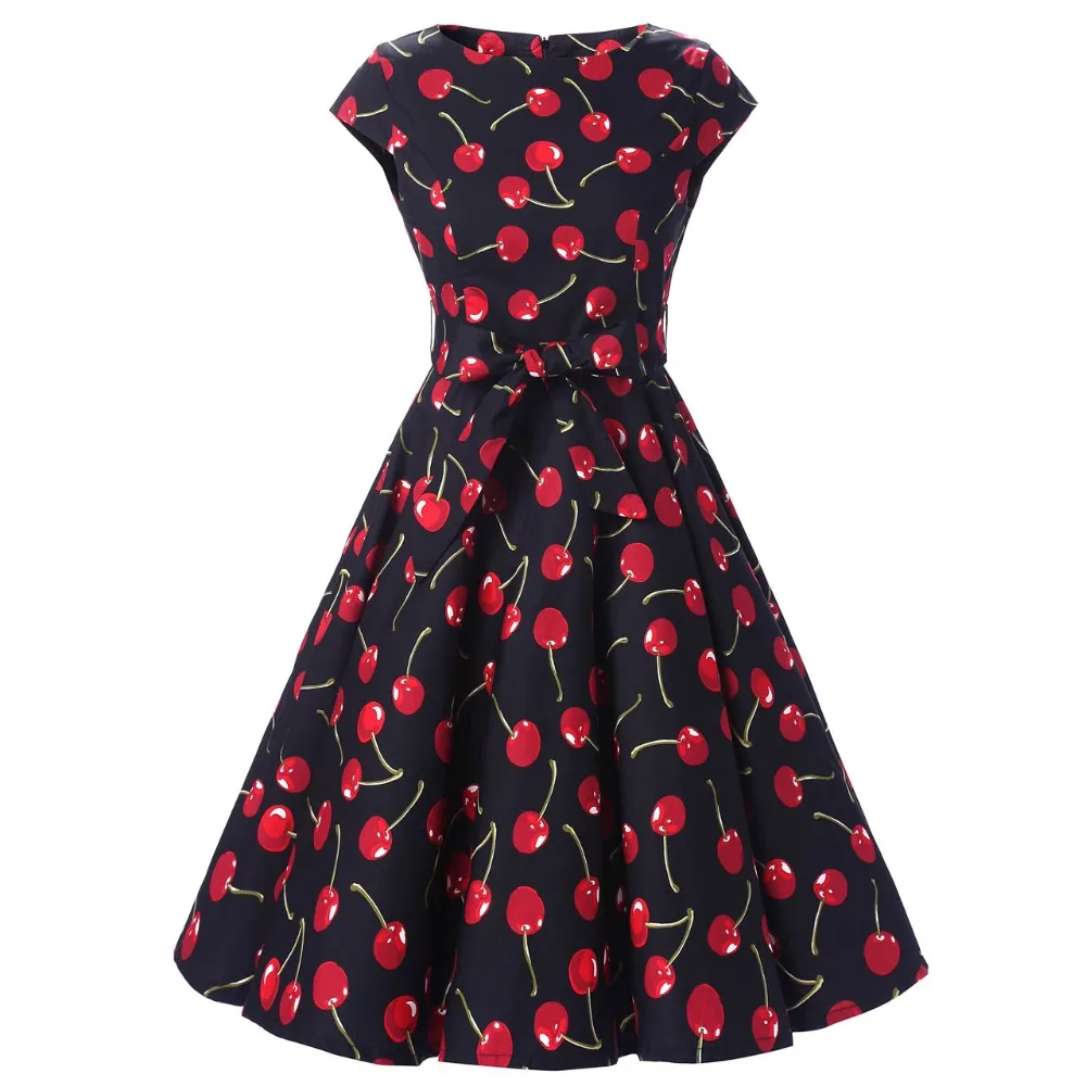cherry pin up dress