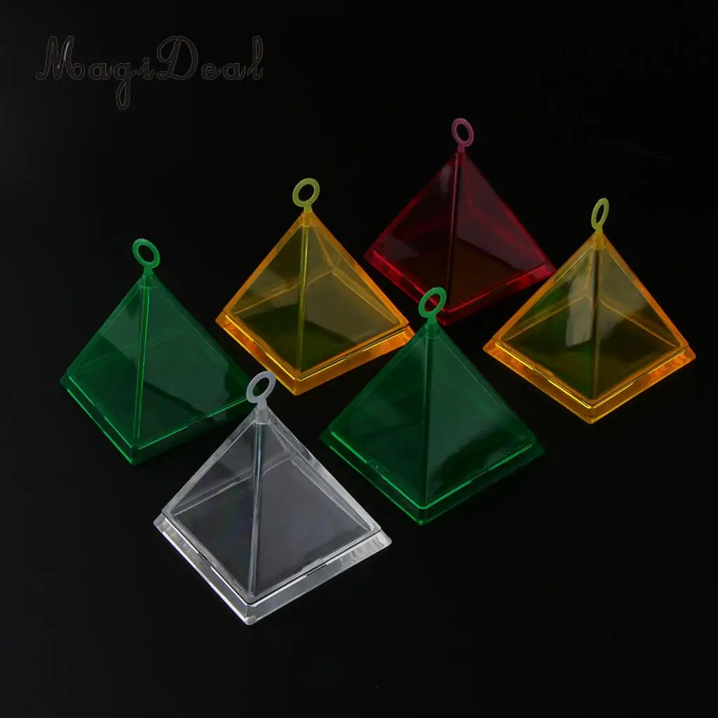 MagiDeal Pack of 6 Helium Balloons Pyramid Pendant Bearing Weight Block Party Supplier