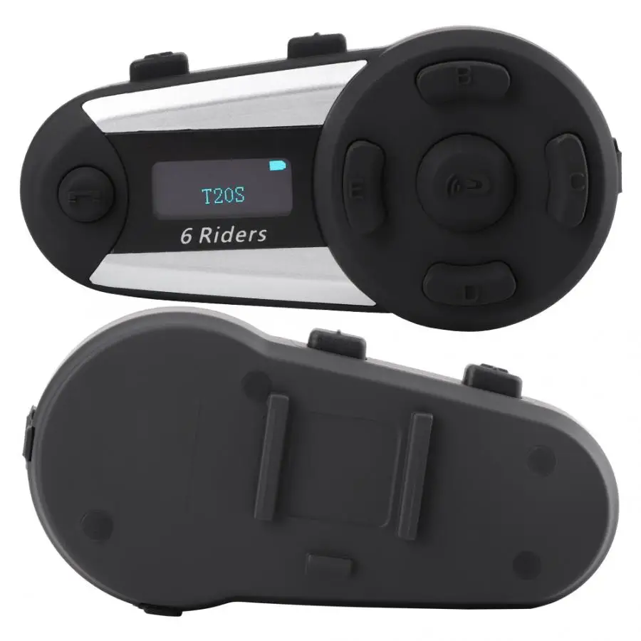 

Waterproof Motorcycle Helmet Stereo Wireless Bluetooth Motorbike FM Radio Earphone With Screen