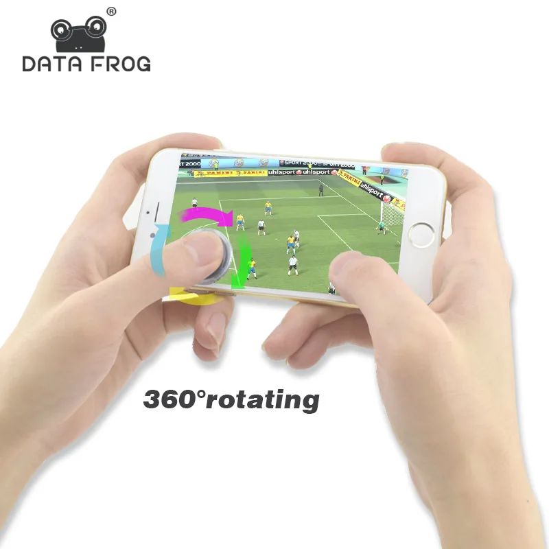 

DATA FROG Small Size Stick Game Joystick Joypad Mini Rocker New Gifts for Pad Touch Screen 360 rotate for xiaomi gamepad iPhone