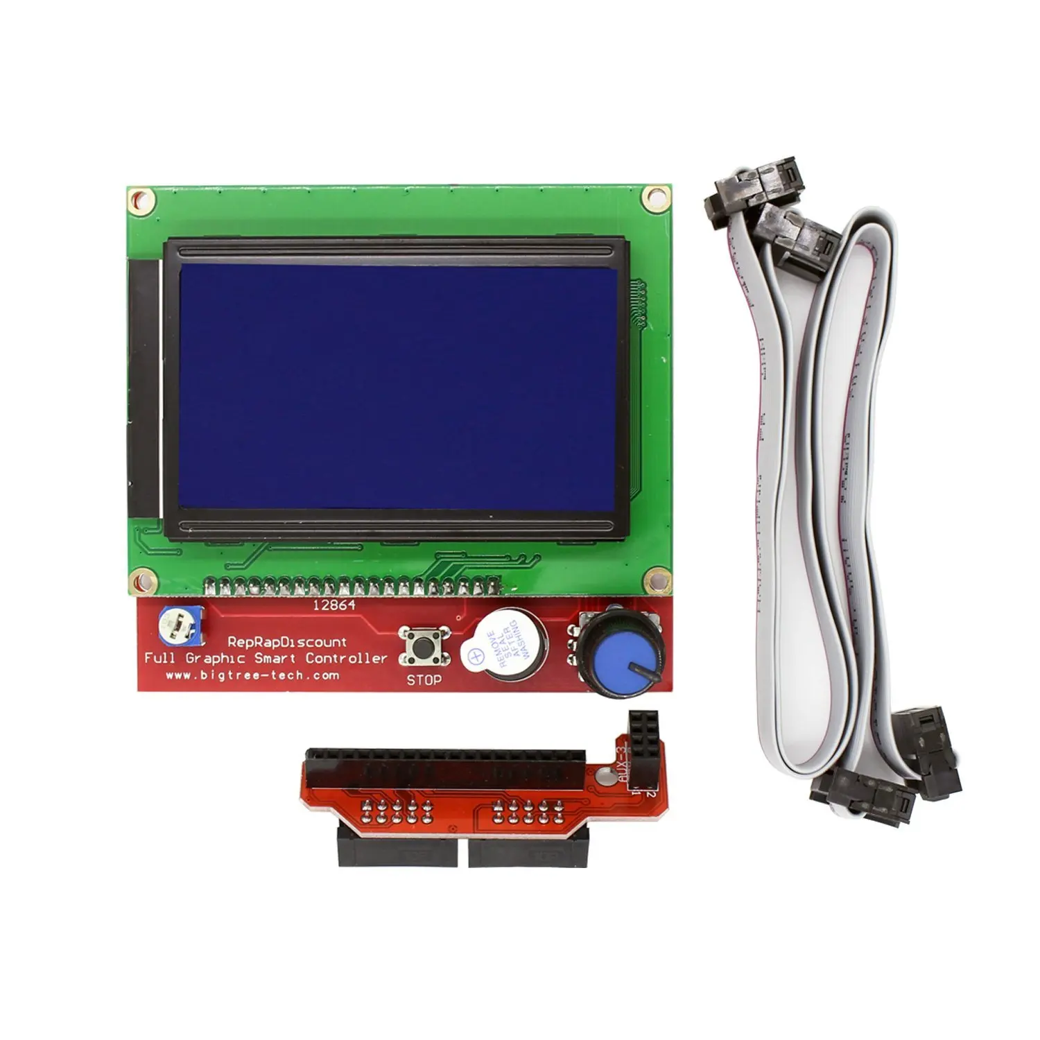 

3D Printer Controller Kit for Mega2560 Uno R3 Starter Kits+RAMPS1.4+5pcs A4988 Stepper Motor Driver+LCD 12864 for Arduino Reprap