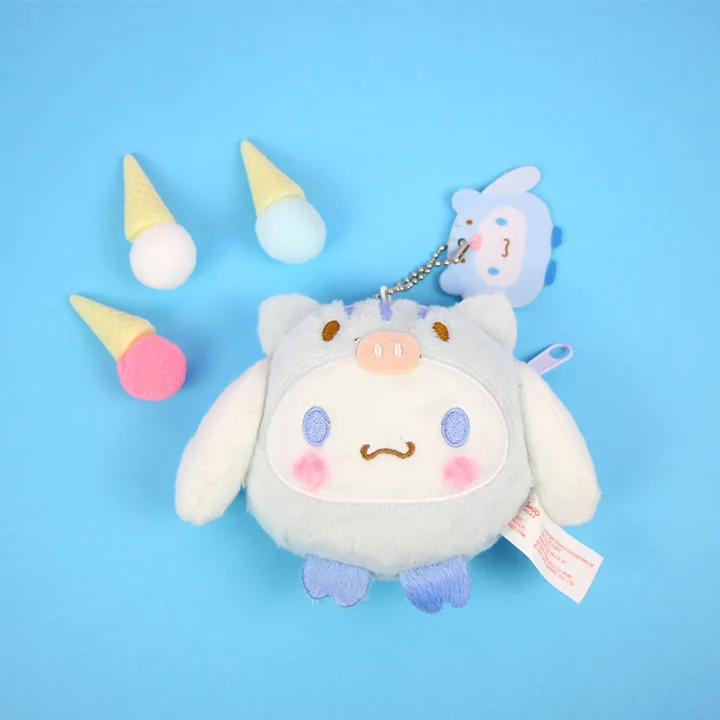 Sanrio, Hello Kitty My Melody Cinnamoroll Марка pom-Pom Purin плюшевые сумки для монет милый кошелек унисекс Kawaii ключ сумка для девочек Подарки