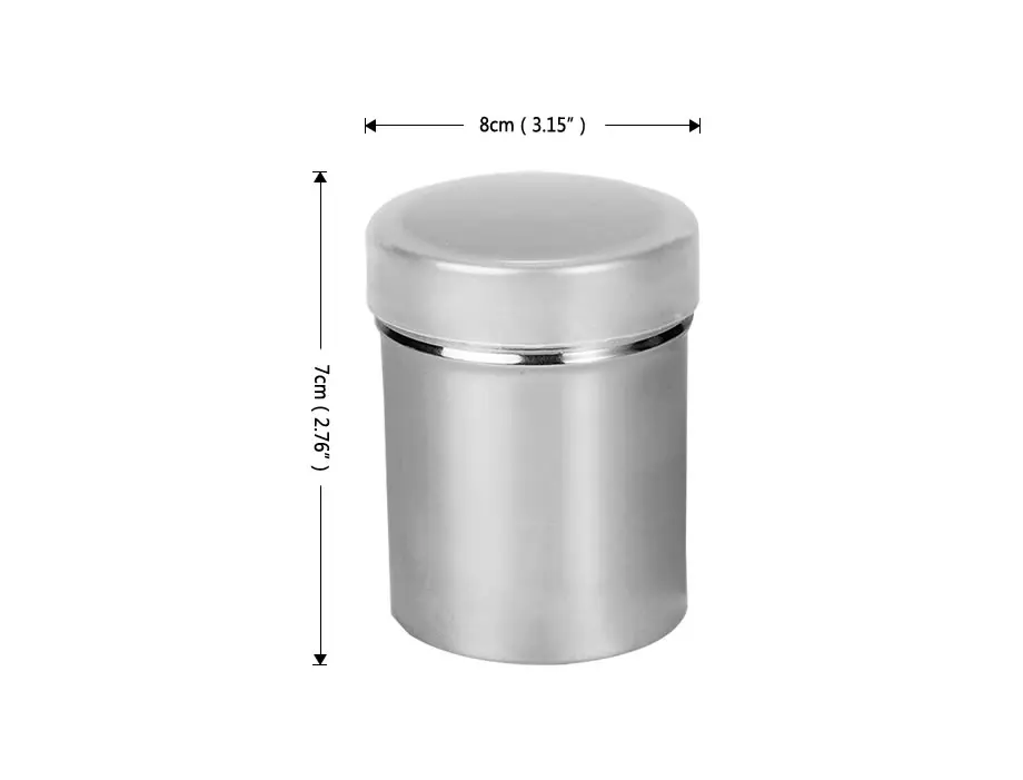 Шейкер для кофе и шоколада молотое какао кофейный фильтр из нержавеющей стали с сетчатым покрытием порошок шейкер для сахара маленький сито для муки кухонные инструменты