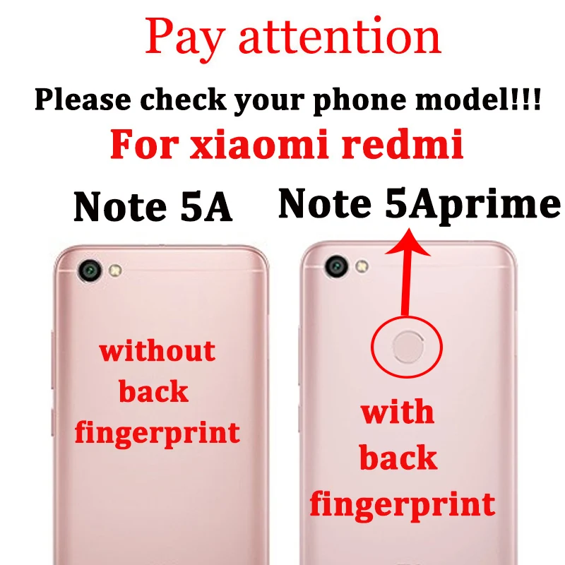 Роскошный чехол из искусственной кожи 5 дюйма для xiaomi redmi Note 5A prime чехлы телефонов