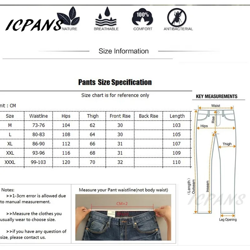 ICPANS Men Pant Cargo Joggers Cotton Elastic Jogger Men Casual Pants Khaki Black Mens Trousers Summer 2019 Plus Size XXXL 