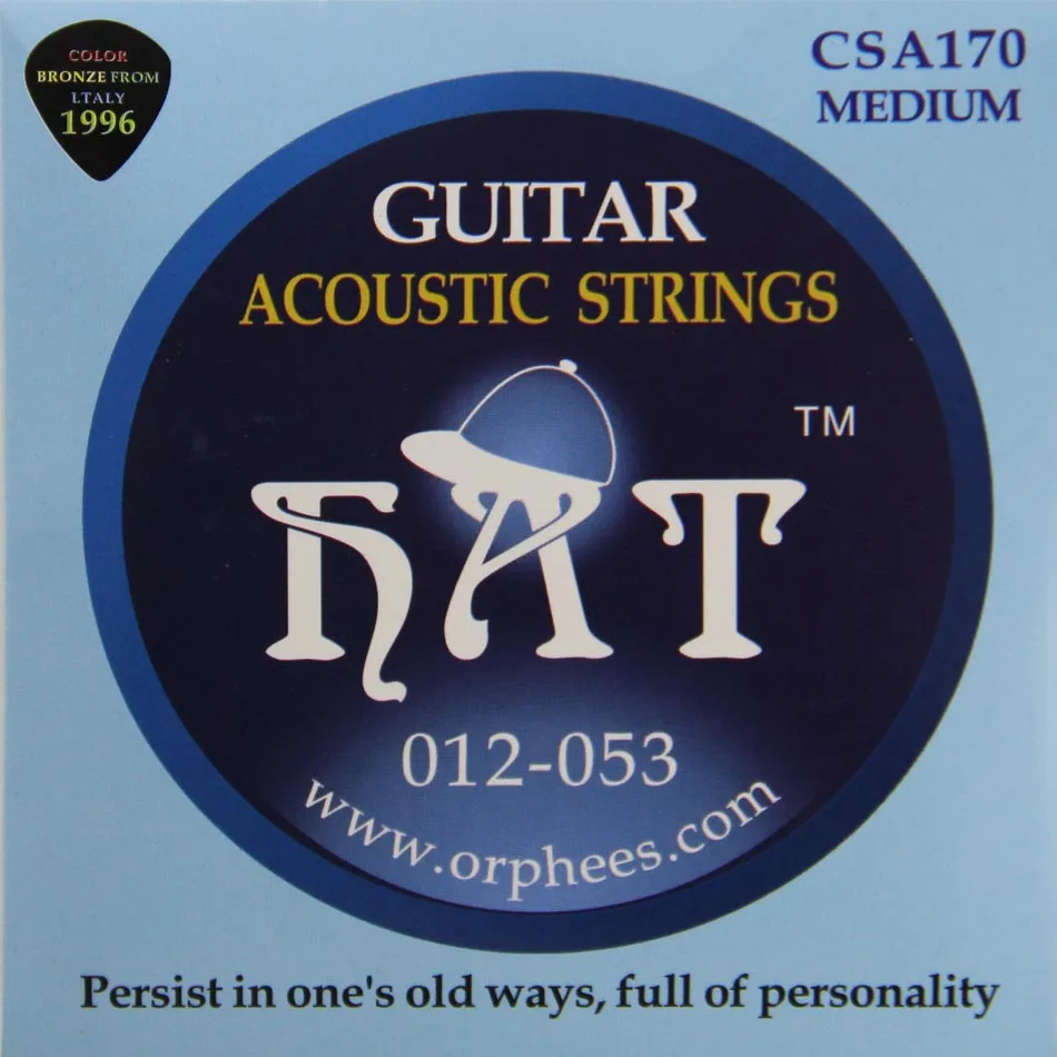 

guitar accessories Orphee CSA170 acoustic guitar string color bronze Strings medium string 6pcs/set
