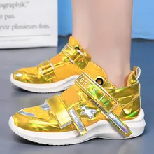 Женские Яркие зеркальные трендовые легкие Прогулочные кроссовки для ночного клуба; Повседневная прогулочная обувь с блестками; Zapatos# g4