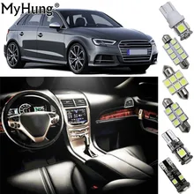 Купол светодиодный лампы для Audi S3 A1 A42003-2013 салона автомобиля Свет Замена карта лампа яркий белый T10 42 мм BA9S 8 шт