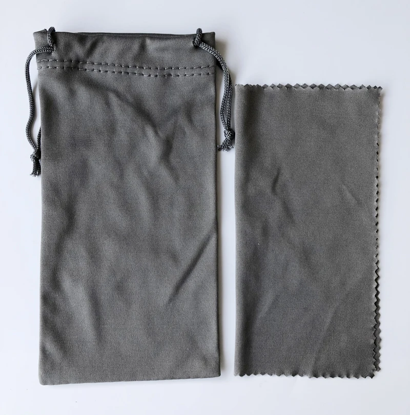 Kachawoo солнцезащитные очки мягкая сумка тряпочка для чистки очков индивидуальные логотипы мешочки черный белый серый бежевый
