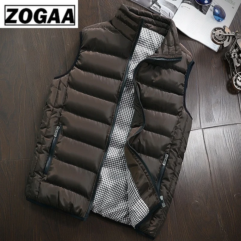 

Mens Vest and Coat Plug Cotton Mens Vest Coat Winter Warm Couple Slim Fit Vest Jacket Mens Casual Vest Coat ZOGAA