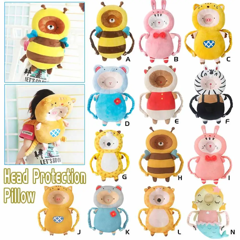 

Child Head Protection Pillow Baby Toddler Head Anti-fall Headrest Anti-collision Anti-shock Cap Back Pad