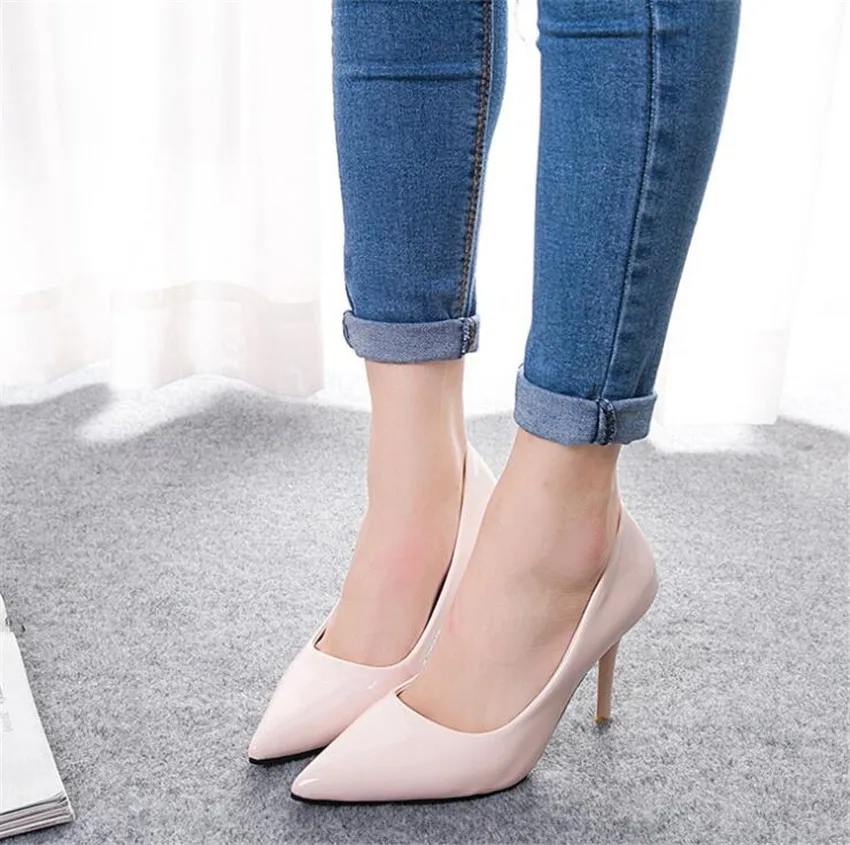 

ZOUDKY 2019 Summer New korean style Sharp head bow Fine Cat heel Women's Shoes GMO ALL