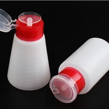 2 шт./лот FEPRLO пластиковый пресс-насос бутылка 180 мл бутылки для жидкого алкоголя диспенсер для очистки панели инструмент для ремонта мобильных телефонов