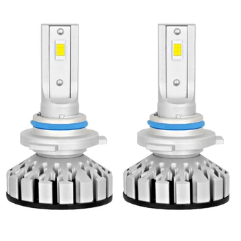 

2 X HB3/9005/H10 R8 LED Car Headlight Bulb 40W 4000LM 9V-36V IP68 Waterproof 6000K 200m Light Range 360 Degree Beam All In One