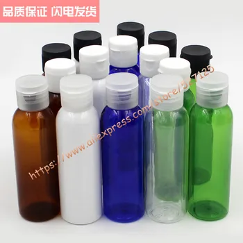 

60ml pretty colors PET bottle with clear/white/black PP flip lid,essential oil/liquid/moisturizer/facial water container