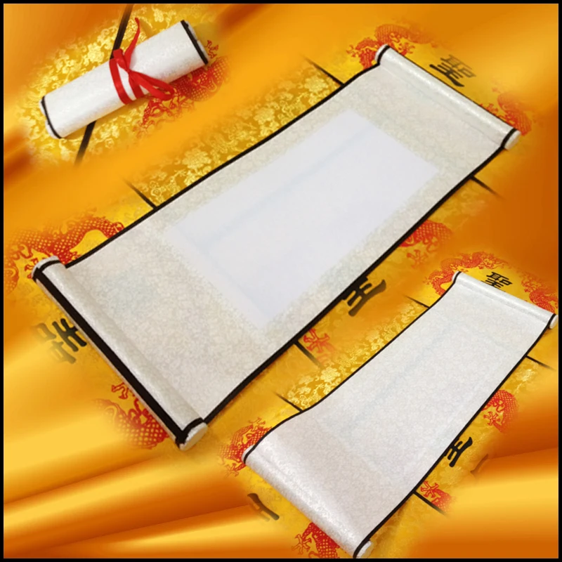 

White scroll custom (product specification activity invitation stage prop bedroom decoration, etc.)