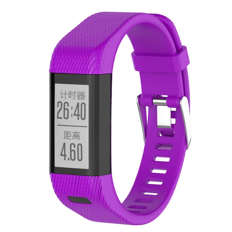 Высокое качество ремешок для часы Garmin vivosmart HR Plus HR+ ремень спортивные силиконовые часы-браслет Фитнес браслет с инструментами+ винт