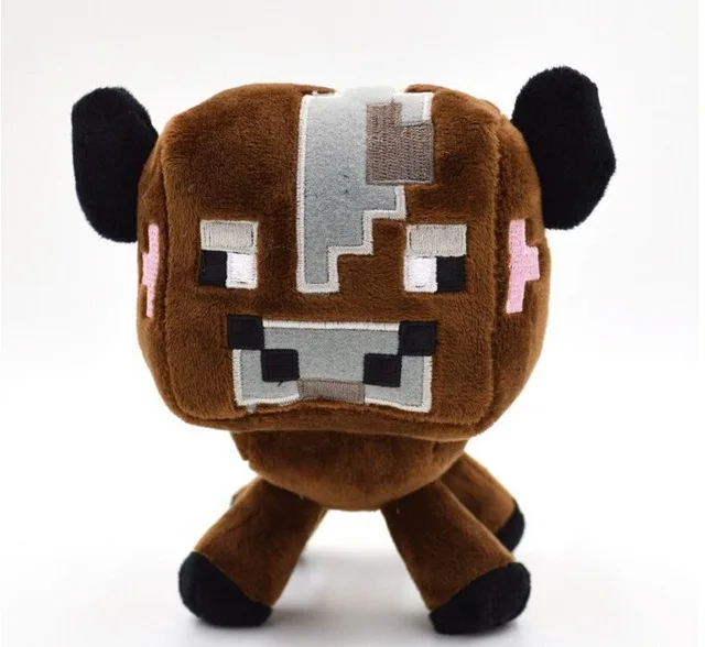 

25pcs/lot Minecraft game toys wholesale and sales of high quality brown cow 19cm toys cartoon games game Minecraft cartoon toys