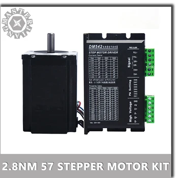 

2.8Nm 57BYG250H 2-phase Stepper Motor + Nema 23 upgrade TB6600/DM542 Stepper Motor Driver for CNC 3D printer