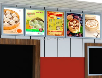 

A3 LED Light Box / Illuminated Poster Display Snap Frame Ultra Slim 28mm Depth
