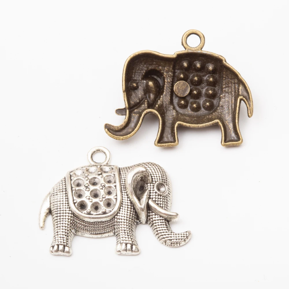 12pcs zinc alloy Animal Elephant Charms for Jewelry Making 5744in