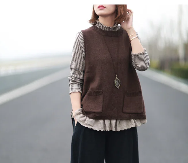 Женский свитер с мехом мягкий пуловер в стиле ретро хиппи и бохо|pullover sweater women|fur