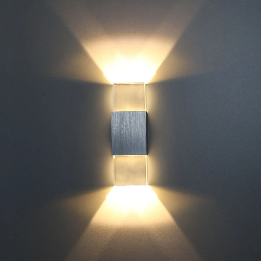 Modern Wall Light 2w 3w Led Lamp Uplighter Downlighter