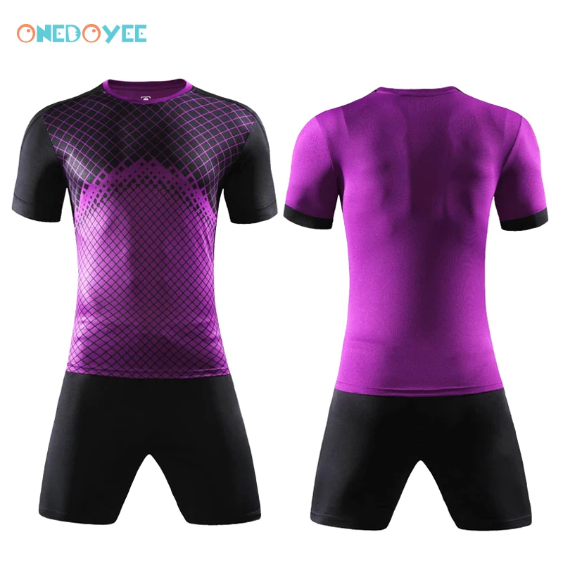 ONEDOYEE Men's Soccer Jerseys Custom Male Soccer Uniforms Football Kit Breathable Football Shirts Short Tracksuits for Team