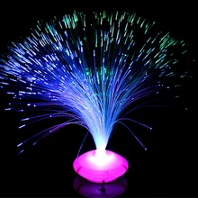 JETTING 1PCS Beautiful Romantic Color Changing LED Fiber Optic Nightlight Lamp small night light Chrismas Party Home decoration