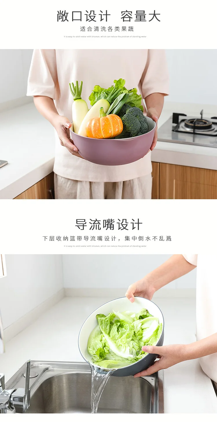 Пластиковые Кухонные инструменты Гаджеты воды совки овощей Фрукты средство для мытья риса корзина мыть