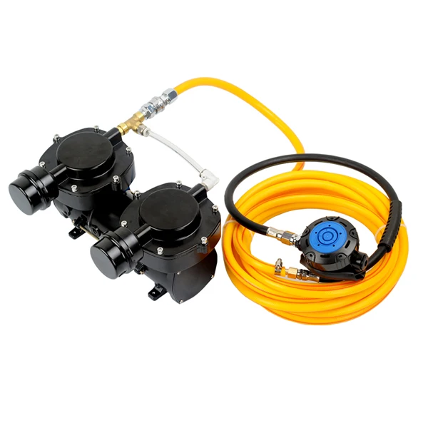 

DP70B 160w diving compressor Pump for Third Lung Serface Hookah Diving System with Hose Regulator, free filter