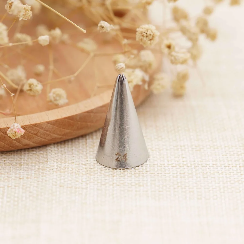 

#24 Close Star Cake Decorating Pastry Piping Nozzle Icing Tips Bakeware Kitchen Tools Stainless Steel Small Size