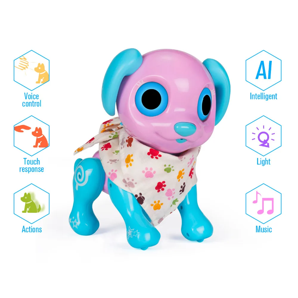 

Electronic Pets Dog Smart Puppy Robot Interactive Robot Pet Toys for Boys and Girls Gifts