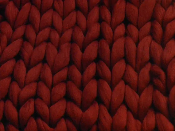 Коренастый вязать одеяло, уютный плед, гигантские сшить одеяло, красный цвет вина Размеры: 44x62 дюймов(112x158 см