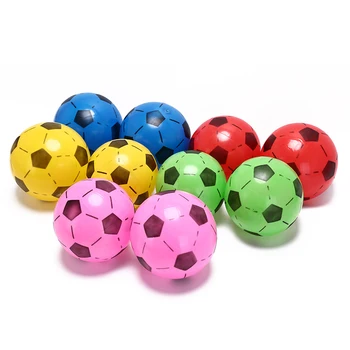 

Funny Inflatable Ball Children Training Soccer Balls Kids Classic toys Rubber Ball Beach Game Toy Balls Color Randomly