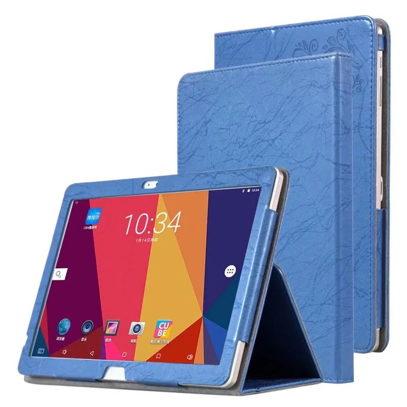 

Protective Print Flower Leather Case For Teclast A10S 10.1 inch Tablet Printing Pattern Stand Cover + Stylus
