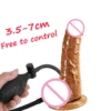 Huge Realistic Penis Female Masturbator Dildo Sex Toys For Woman Anal Plug Inflatable Dildo Intimate Goods Consolador Para Mujer 1