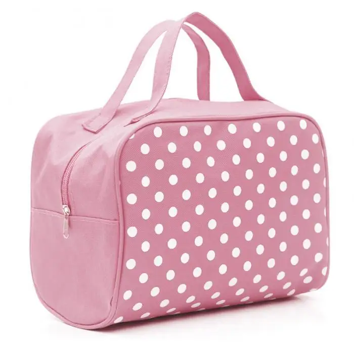 Fashion Lady Organizer Multi Functional Cosmetic Storage Dots Bags Women Makeup Bag With Pockets Toiletry Pouch Best Sale-WT