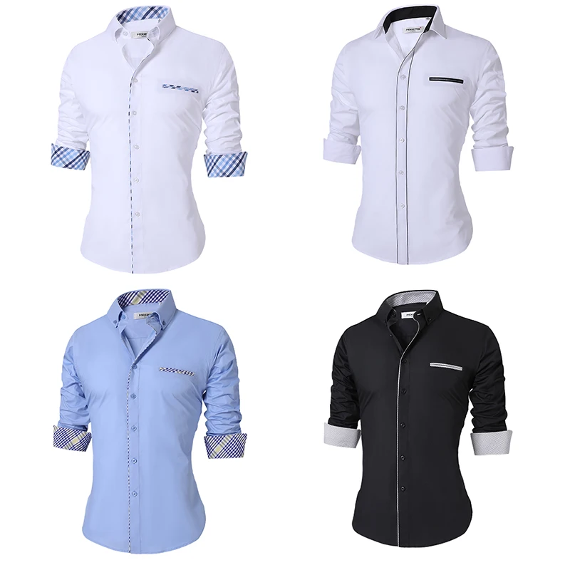 2018 جديد الصيف رقيقة الرجال عارضة قميص منتظم القطن عارضة قميص الرجال طويل كم كبير حجم تنفس مكتب اللباس قمصان الرجال