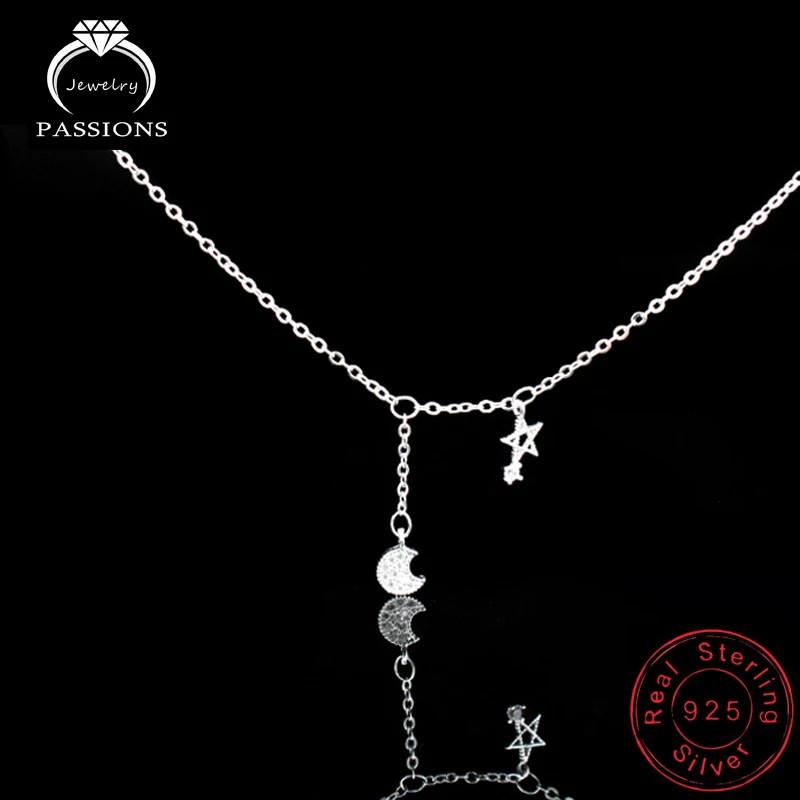 Новое поступление, 925 пробы, женский серебряный браслет на ногу, браслеты с популярным символом созвездия, кулон для женщин и девушек, ювелирные изделия