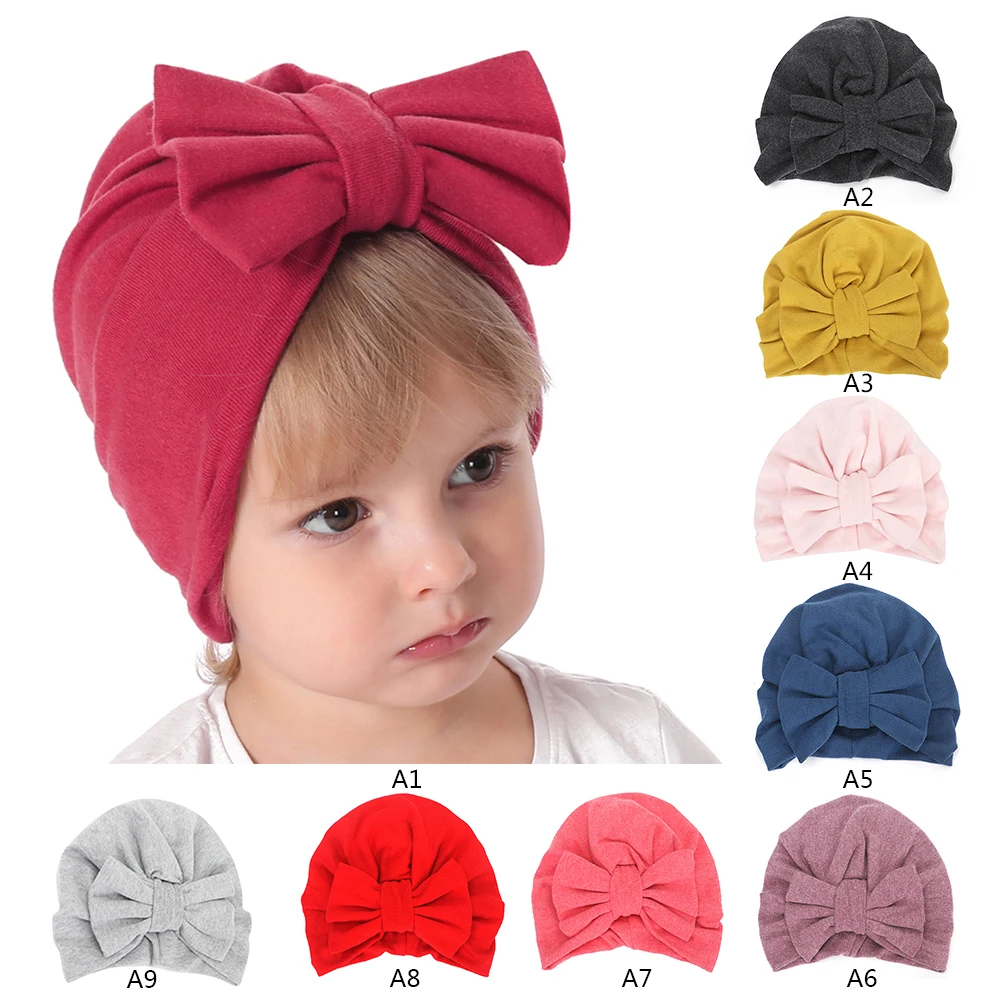 Niedlichen Baby Hut Herbst Winter Fotografie Requisiten Kinder Turban Zubehör