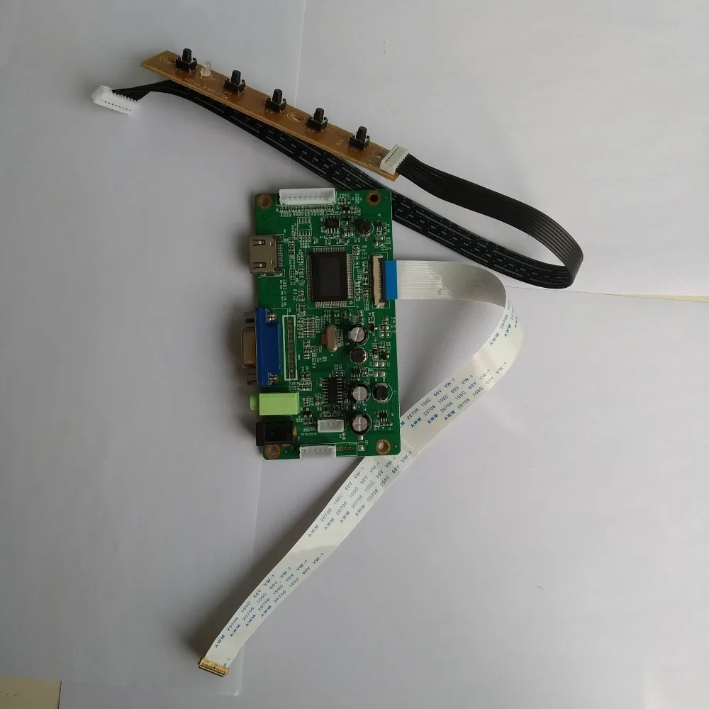 

HDMI VGA EDP LCD Controller Board Kit Diy 30pin LED for NT156WHM-T00 1366*768 15.6" Panel screen