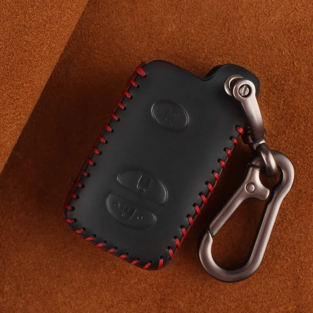 Брелок KEYYOU из натуральной кожи с дистанционным управлением чехол для ключей Toyota