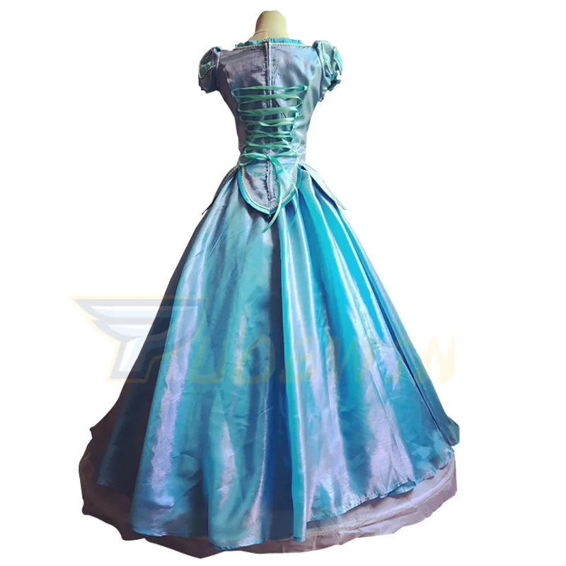 Платье принцессы Ариэль Русалочки; маскарадный костюм; маскарадное платье принцессы на Хэллоуин для женщин; платье Ариэль для взрослых