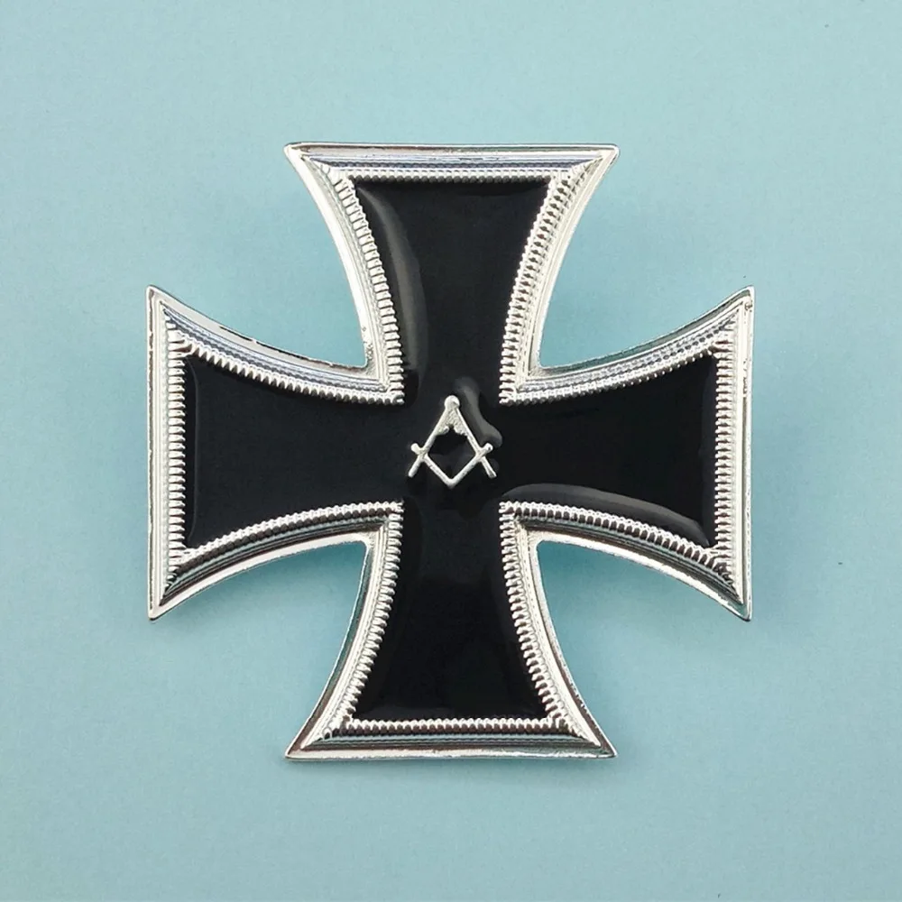 

Germany Masonic Badge Metal Freemason Pin Medal Brotherhood Never Give Up Emblem Deutschland Mason Badges