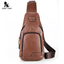 Натуральная кожа, сумка на одно плечо, коровья кожа, Мужская нагрудная сумка, Ретро стиль, USB, дорожная сумка-мессенджер, нагрудный карман, сумка через плечо
