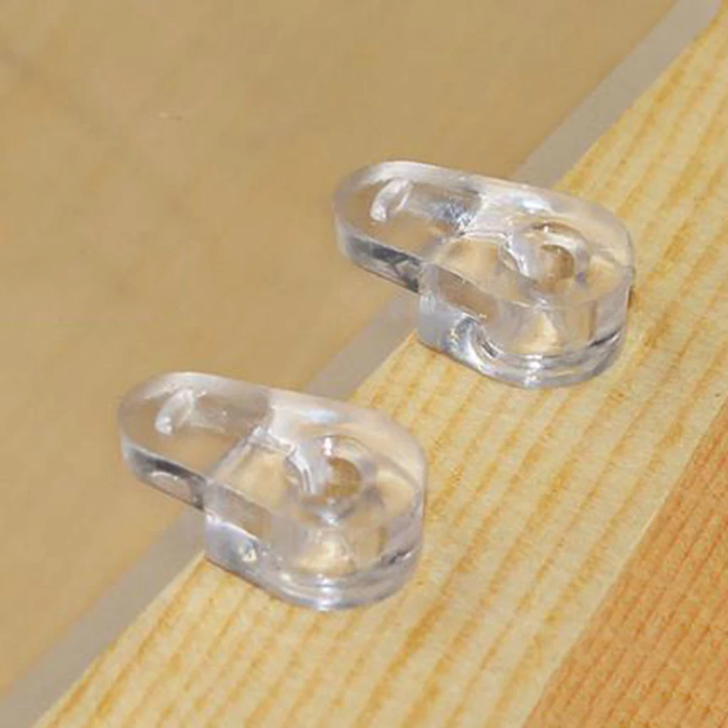 300pcs Glass Panel Screen Clips Skid Resistance Clamp Mirror Window Retainer